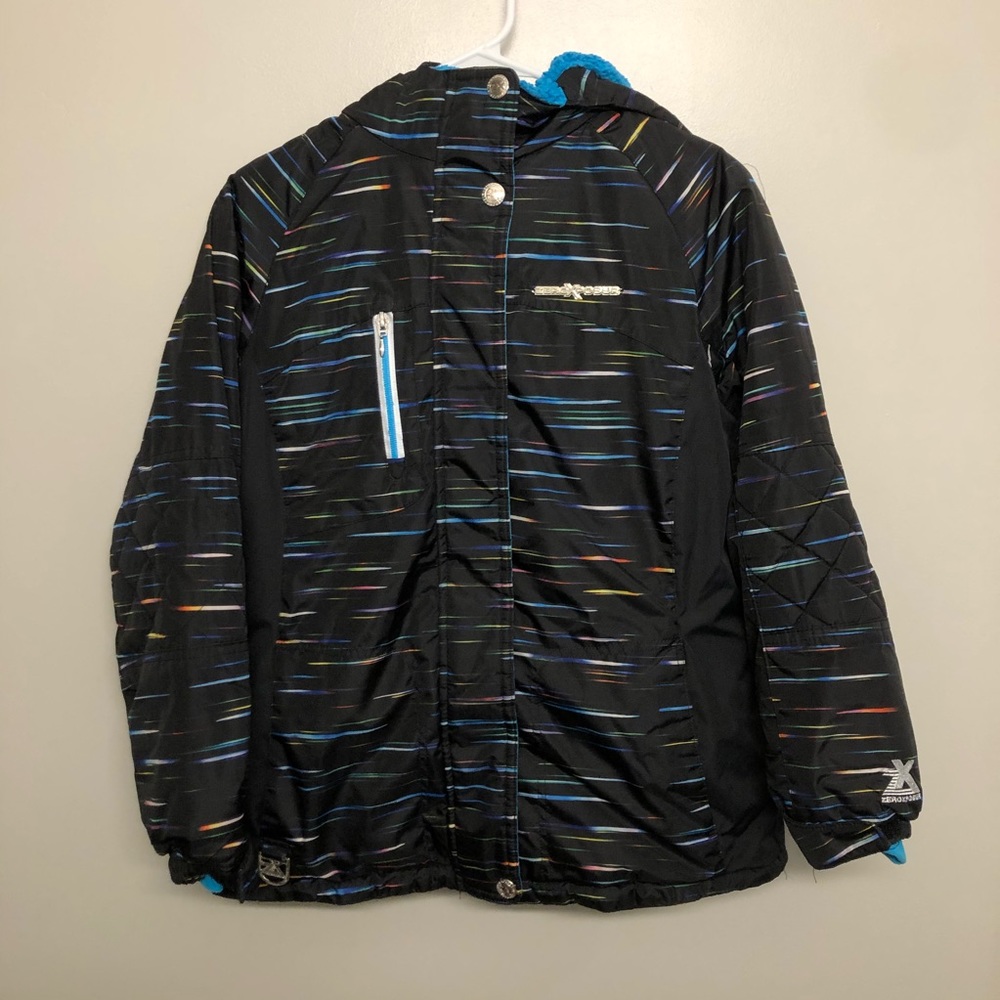 Zeroxposur winter jacket black winter jacket color